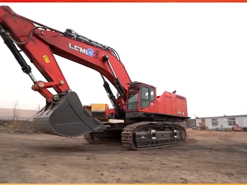 Representative tracked mining excavator