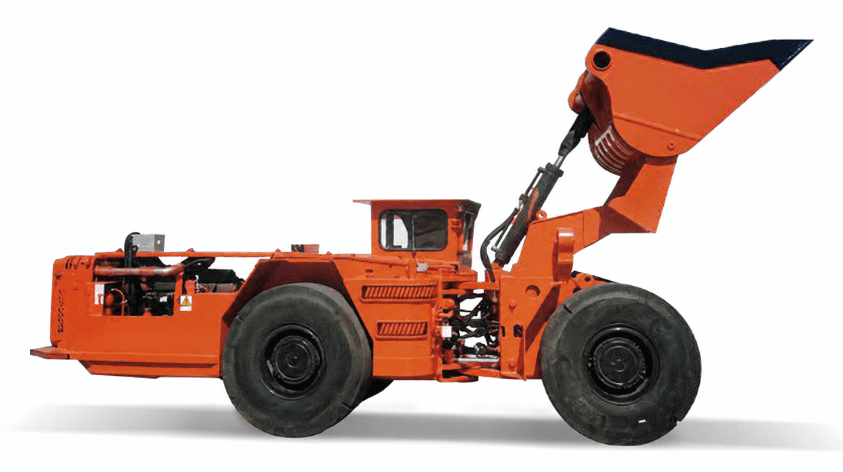 RILLHOLT RH-UL-002 diesel underground loader series — AI-enhanced product illustration