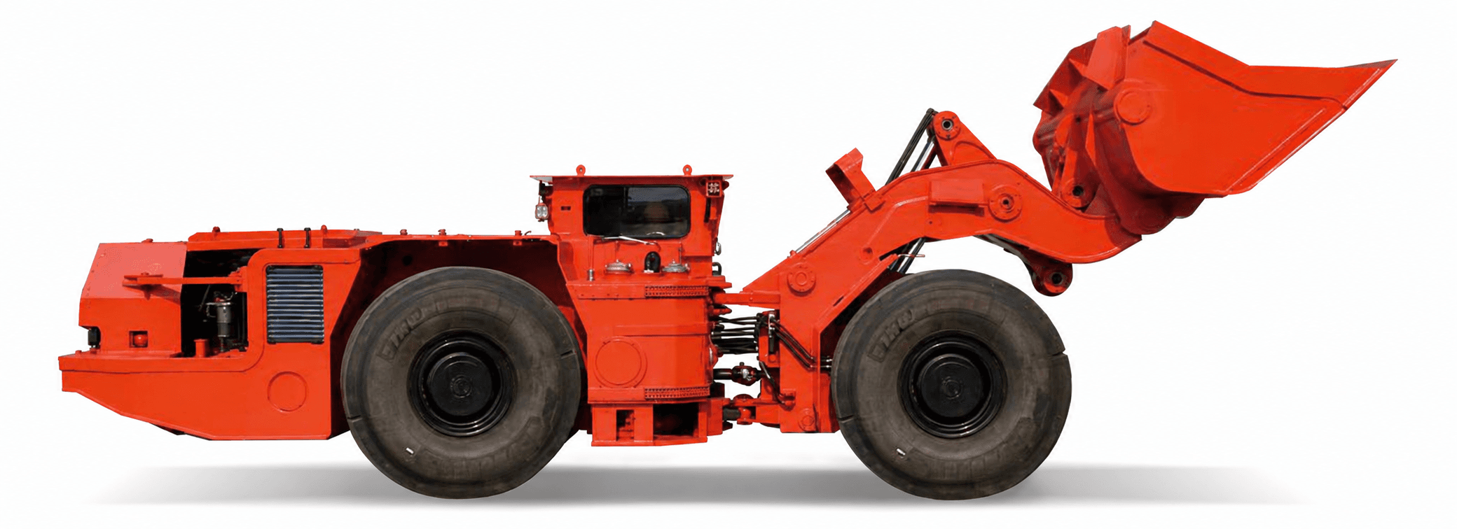 RILLHOLT RH-UL-003 diesel underground loader — AI-enhanced product illustration